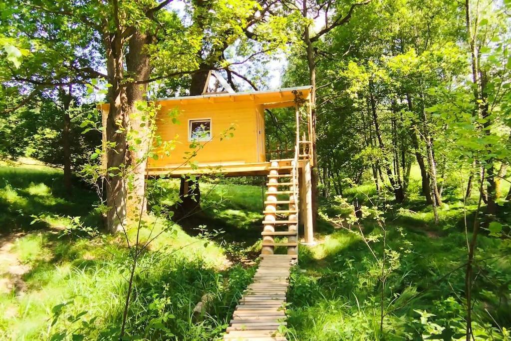 Treehouse Lea Apartman Mikulášovice Kültér fotó